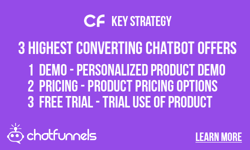 3 Highest Converting Chatbot Offers