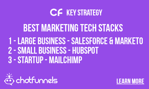 Best Marketing Tech Stacks 1 - Large business - Salesforce & Marketo 2 - Small business - HubSpot 3 - Startup – Mailchimp Andrew Parker – FamilySearch