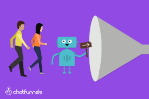 Bots guide customers into your funnel, which can give you more data.
